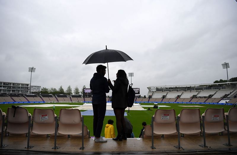 No play was possible on Day 4 of the World Test Championship at the Ageas Bowl in Southampton. Pic: Getty Images