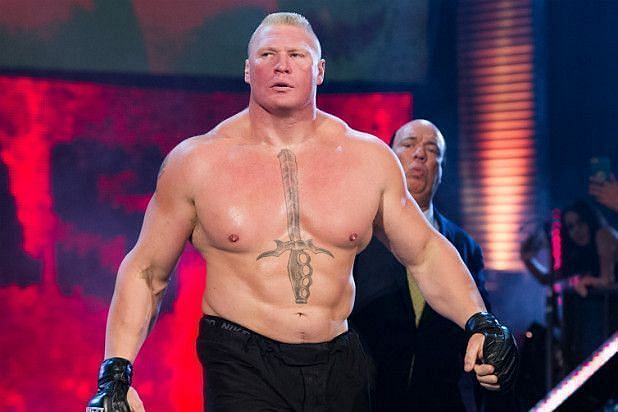 Brock Lesnar was last seen at WrestleMania 36
