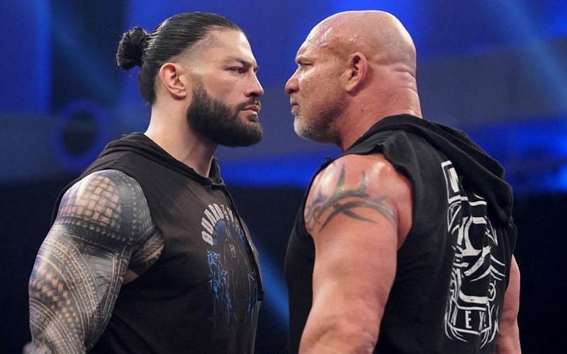 Roman Reigns was gearing up to face Goldberg at WWE WrestleMania last year