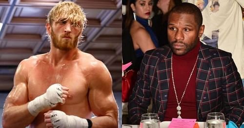 Logan Paul and Floyd Mayweather