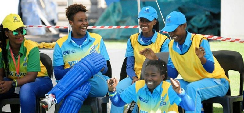 Rwanda Women&#039;s Team (Image Courtesy: Rwanda Women&#039;s Cricket Twitter)