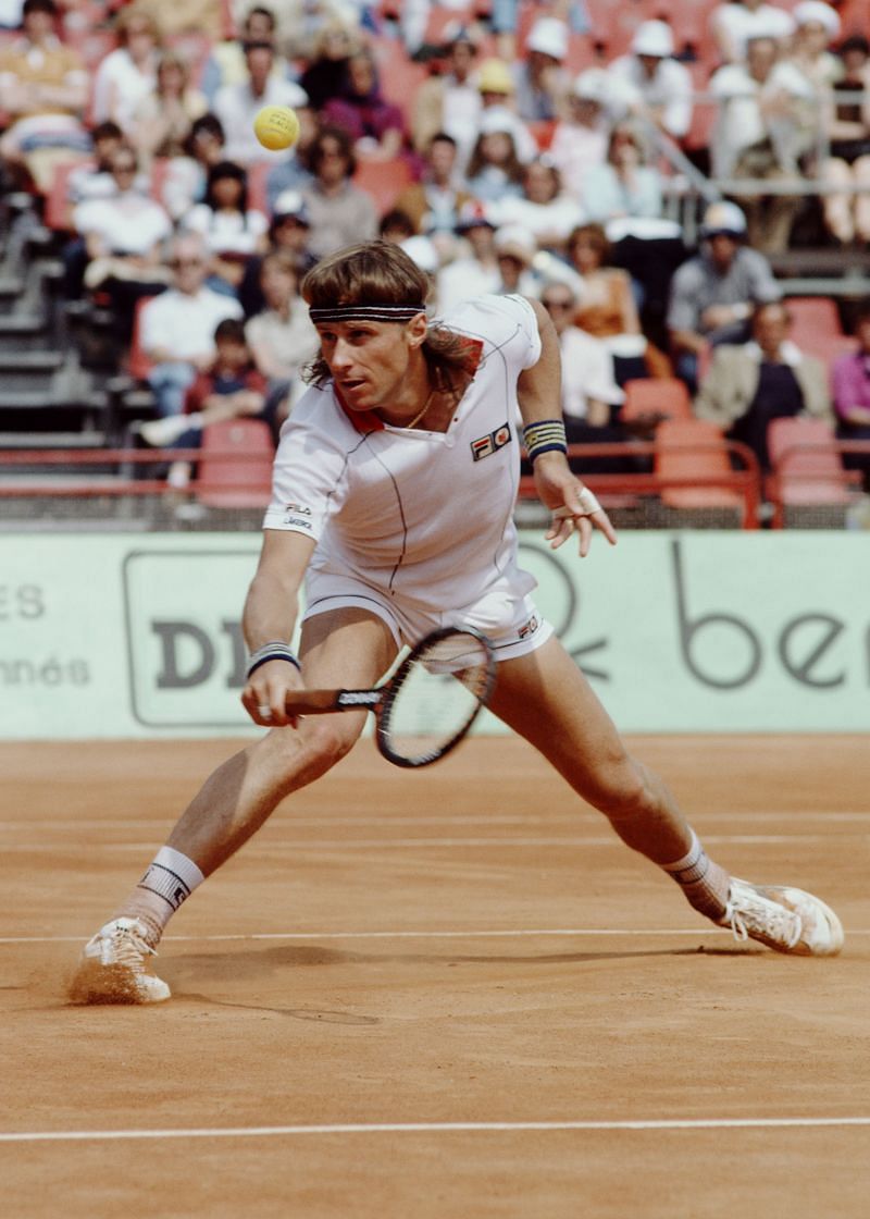 Bjorn Borg at the French Open Tennis Championship