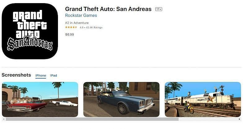 Download Grand Theft Auto: San Andreas app for iPhone and iPad