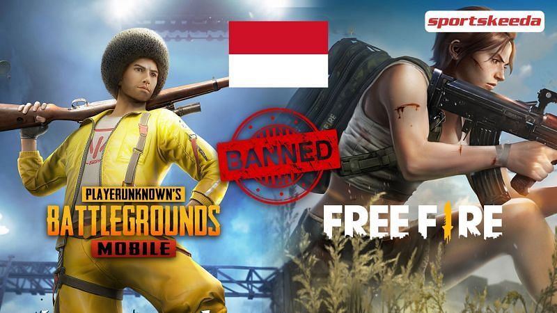 Bans on PUBG Mobile and Free Fire have been submitted (Image via Sportskeeda)