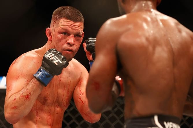 Did Nate Diaz win the fight last night at UFC 263 (June 12, 2021)?