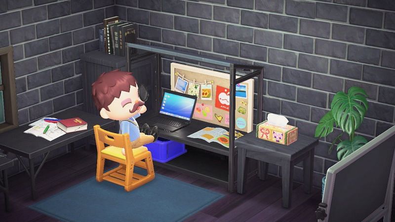 Desk in Animal Crossing (Image via Nintendo)