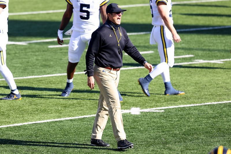 Michigan Wolverines head coach Jim Harbaugh