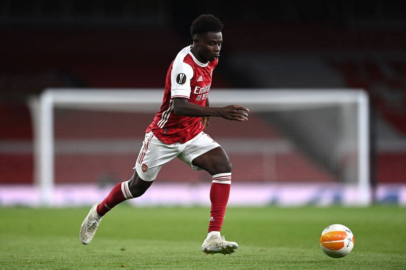 Bukayo Saka excels in most positions
