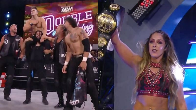 Young talent like Sammy Guevara and Britt Baker shined on AEW Double or Nothing