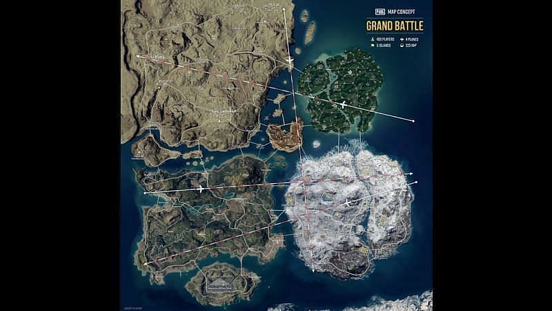 Maps that will be featured in Battlegrounds Mobile India (Image via Mr.GHOST GAMING; YouTube)