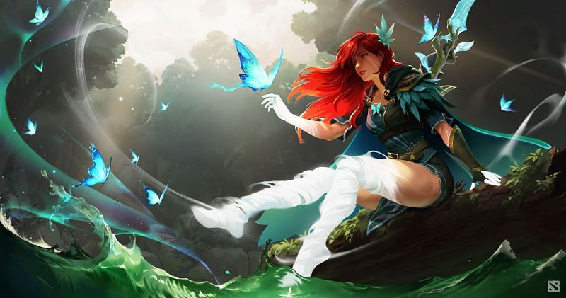 Windranger can be played in any Dota 2 role (Image via Valve)