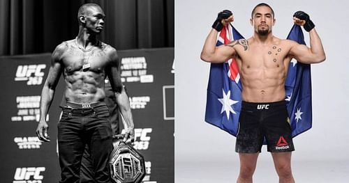 Israel Adesanya and Robert Whittaker via Instagram.