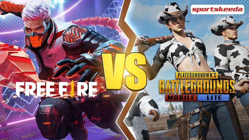 Comparing Free Fire and PUBG Mobile Lite in June 2021