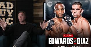 Chael Sonnen shares his prediction for Leon Edwards vs Nate Diaz at UFC 263