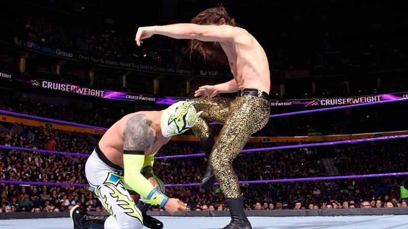 Sin Cara lost his final match as a cruiserweight against The Brian Kendrick