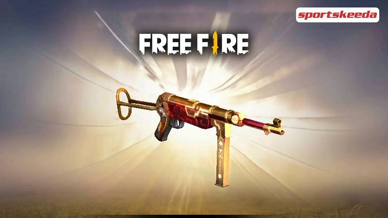 Get the MP40 Bloody Gold weapon crate in Free Fire
