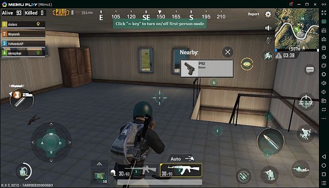 MEmu emulator running PUBG Mobile( Image via MEmu website)