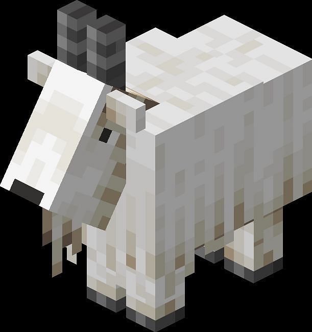 New goats in Minecraft. Image via Minecraft Wiki