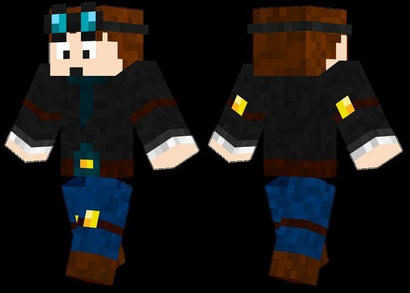 DanTDM&#039;s Minecraft skin (Image via Minecraftskins.net)