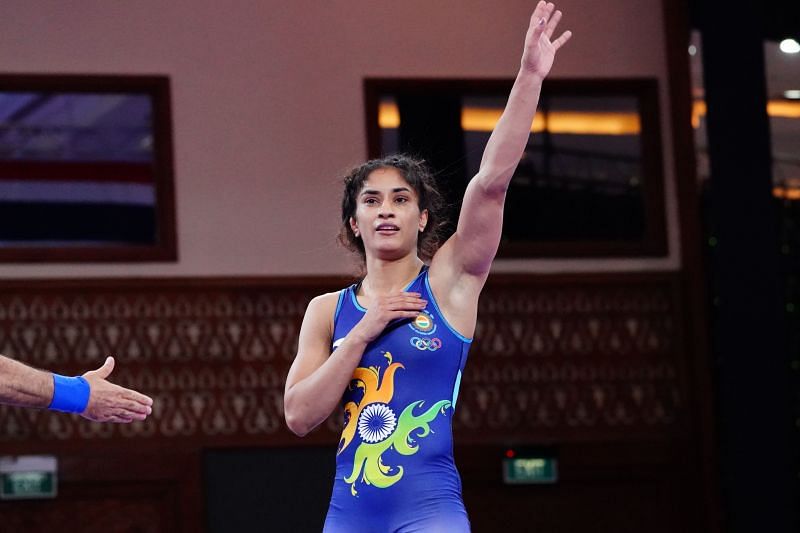 Vinesh Phogat wins gold medal at Poland Open. (Image Source: UWW/Twitter)