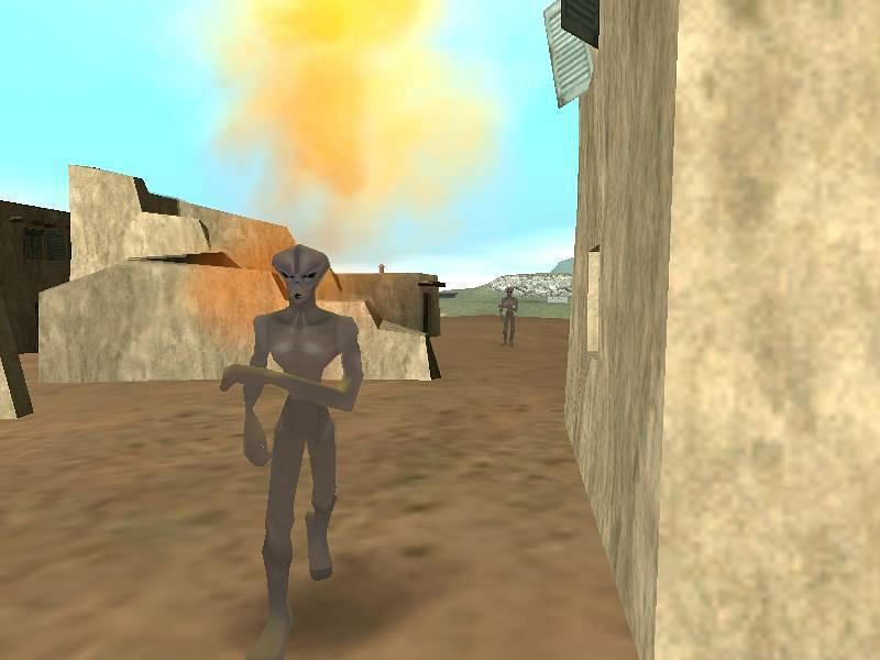 An example of an Alien modded into the game (Image via The GTA Place)