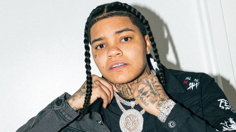 American rapper Young M.A. has reportedly checked herself into rehab (image via Getty Images)