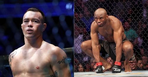 Colby Covington (left) and Kamaru Usman (right)