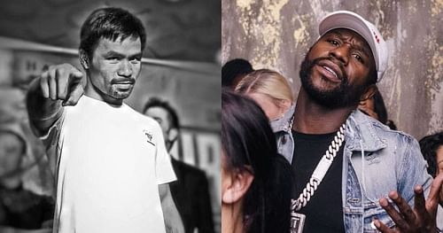 Images via Instagram @floydmayweather @mannypacquiao