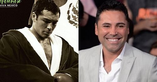 Images via Instagram @oscardelahoya