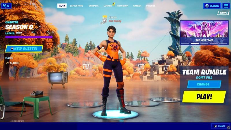 Fortnite Chapter 2 Season 7 leaks suggest a countdown timer and a new lobby (Image via Twitter)