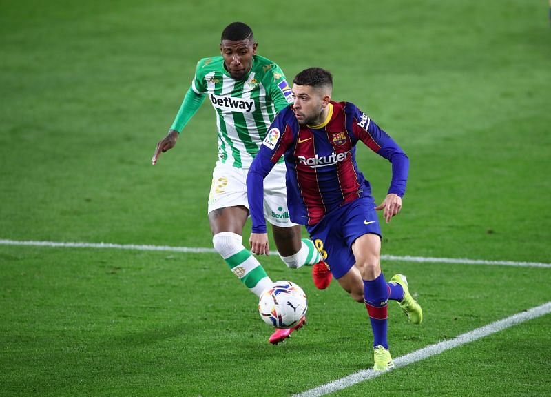 Jordi Alba has made over 380 appearances for Barca (Photo by Fran Santiago/Getty Images)