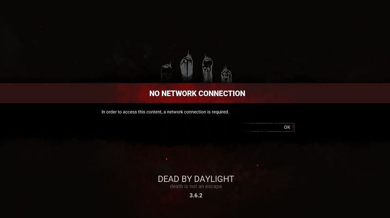 Internet Connection Required, Error