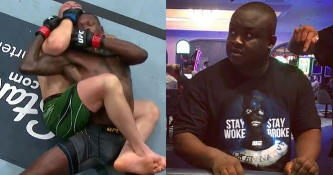 Israel Adesanya's brother reveals how he reacted when Marvin Vettori almost pulled off a rear-naked choke