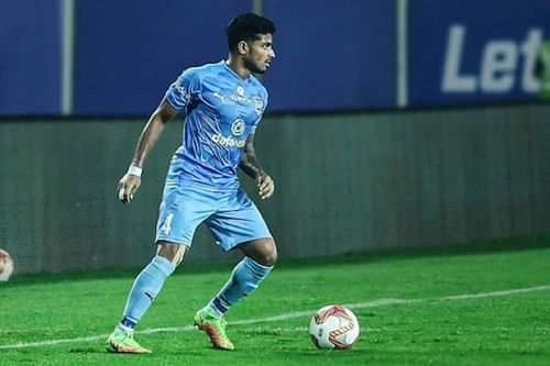 Amey Ranawade in action for Mumbai City FC (Photo Courtesy: News18)