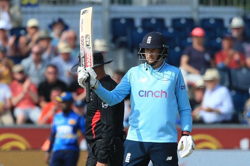 Joe Root celebrates a half-century in his 150th ODI AFP/Getty Images