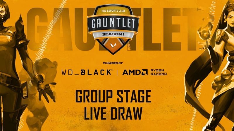 Group-Stage draw of the TEC Gauntlet Season 1 starting on June 12 (Image via TEC)