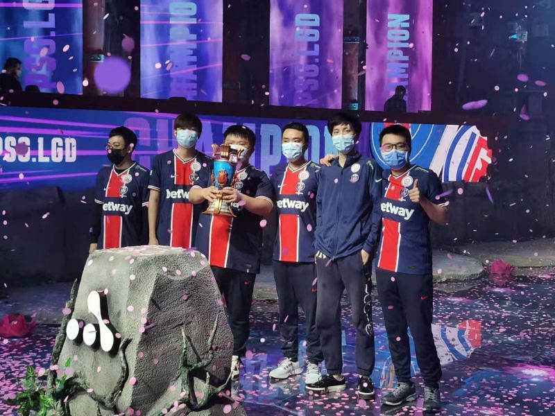 PSG.LGD win Dota 2 WePlay AniMajor. (Image via Twitter)