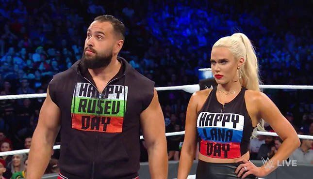 Lana y Rusev