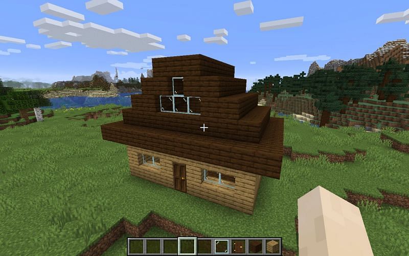 How to build curved roofs in Minecraft