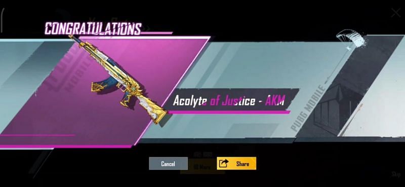 5 rarest gun skins in BGMI as of September 2021