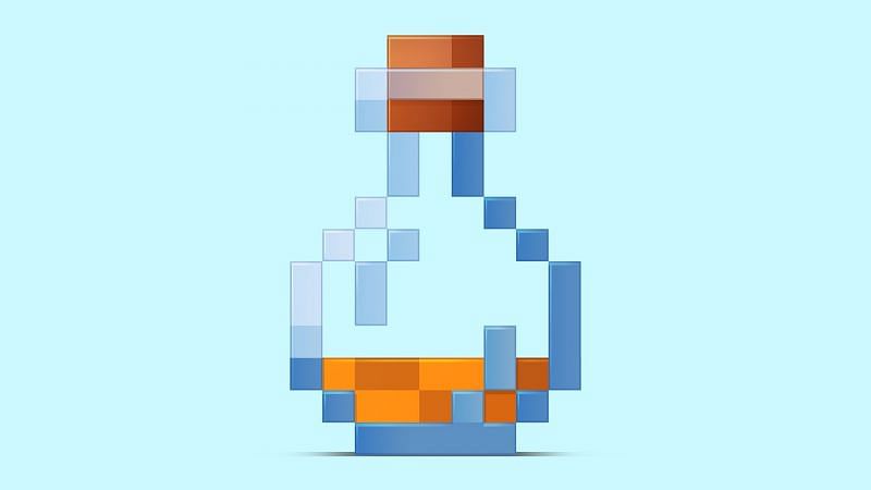 Almost empty honey bottle (Image via Mojang)