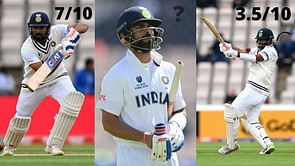 WTC Final: Ranking the Indian batsmen