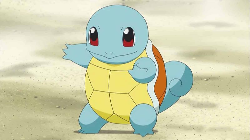 Pokemon moveset for Squirtle