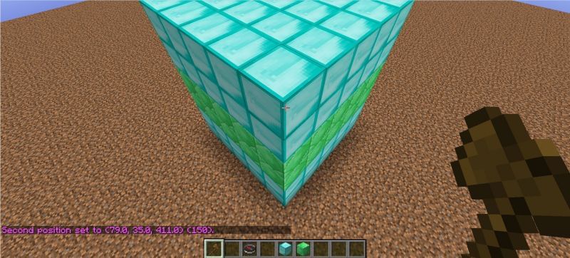 How to replace blocks using WorldEdit in Minecraft