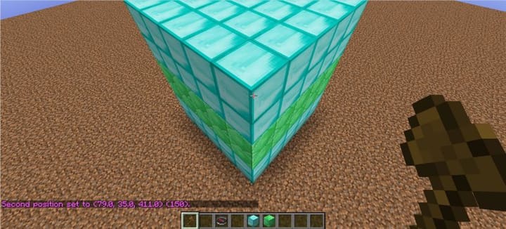 How to replace blocks using WorldEdit in Minecraft