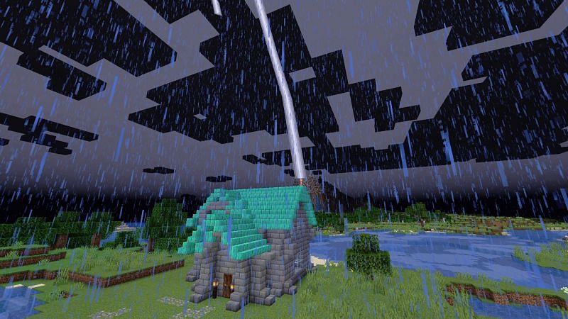 Lightning Rod in Minecraft  Caves & Cliffs update: All you need to know