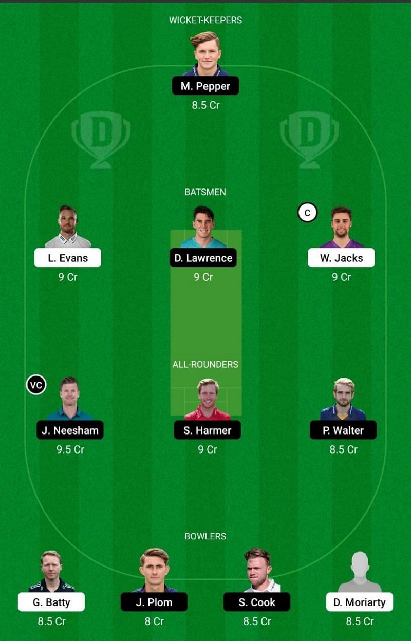 SUR vs ESS Dream11 Team