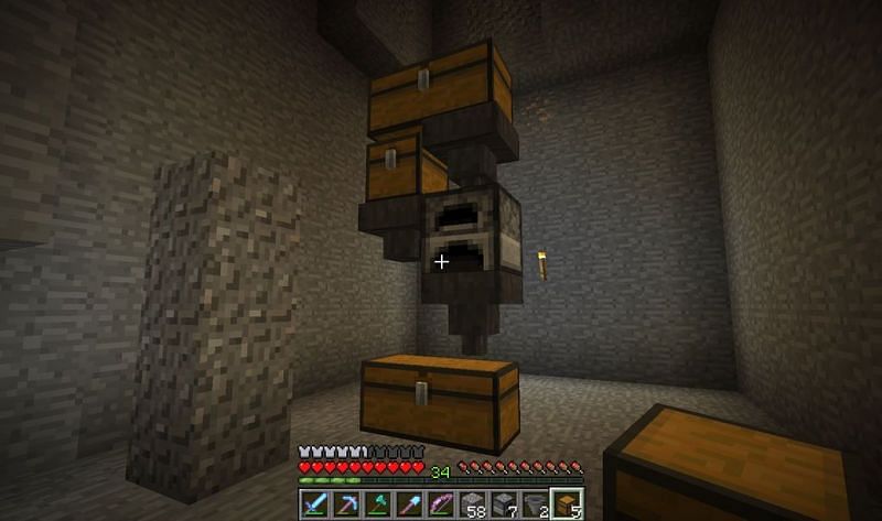 The most simple automatic smelter in Minecraft (Image via deviantart)