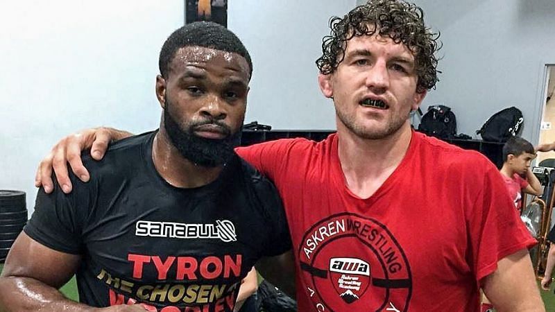 Tyron Woodley and Ben Askren [Photo credit: @benaskren on Instragram]