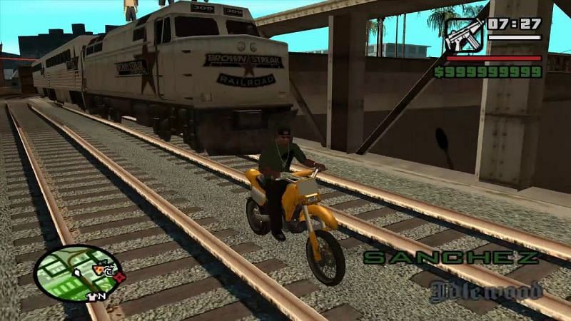 Players need to chase a train (Image via Real KeV3n YouTube)